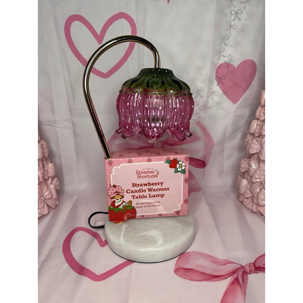 Viral Pink Strawberry Shortcake Candle Warmer Lamp